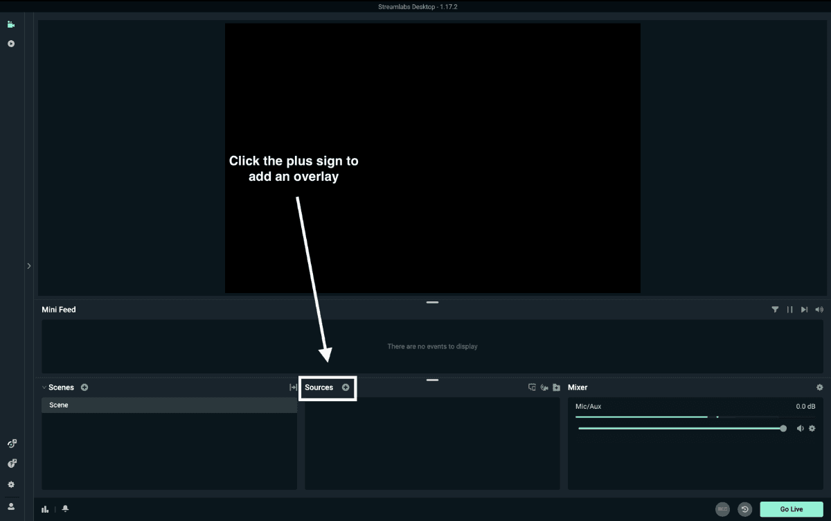 Streamlabs interface